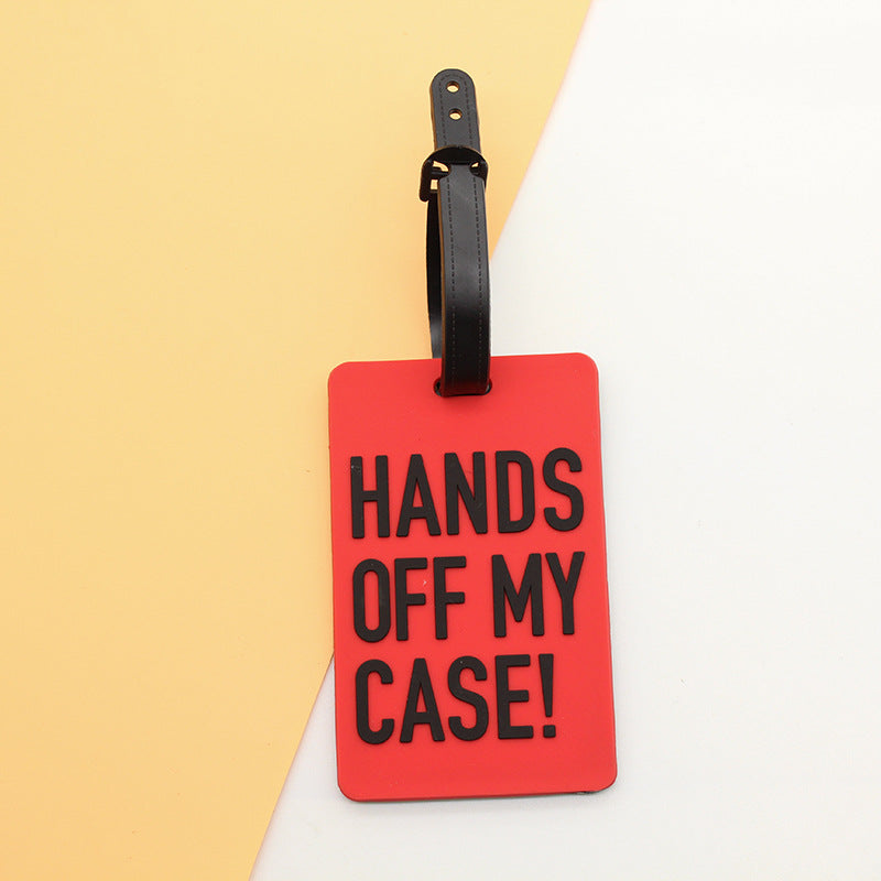 Unisex Luggage Tag with Smart Safety Message LoungeYard — product view 6