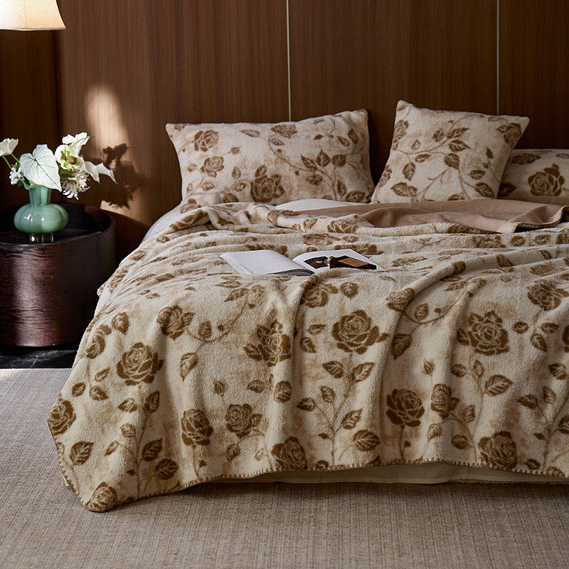 Decorative Flannel Bedspread LoungeYard — product view 6