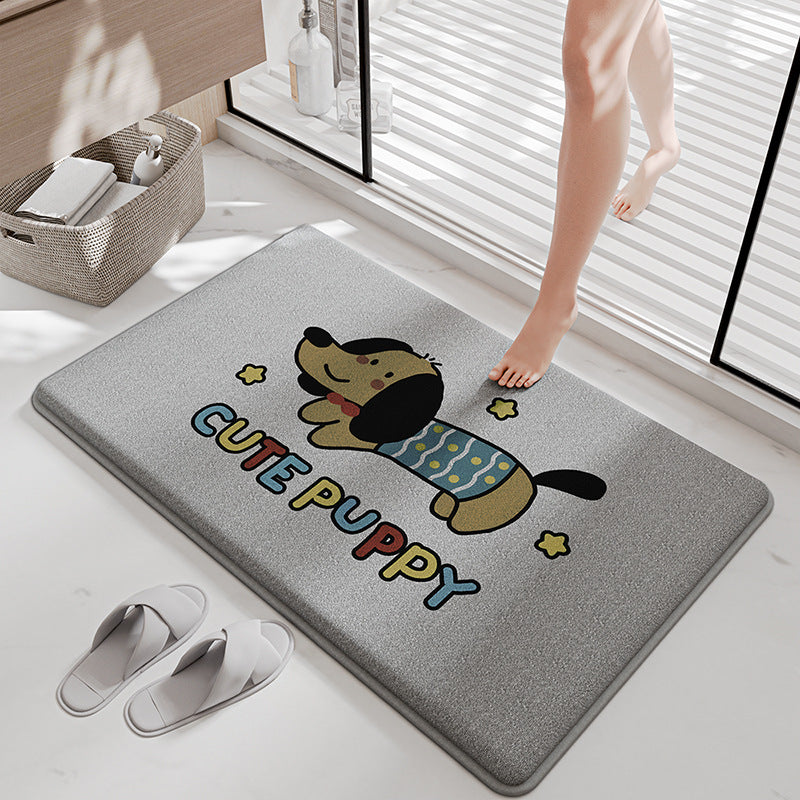 Funny Cartoon Bath Mat Bowlift — product view 6