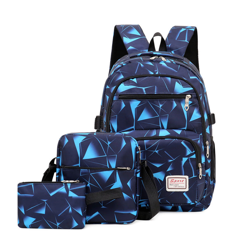 Sporty backpack with breathable back padding LoungeYard — product view 4