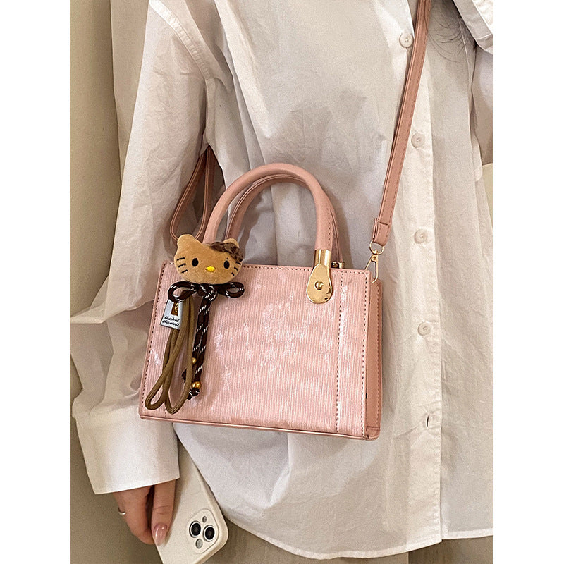 Elegant Textured Handheld Shoulder Bag — product view 1