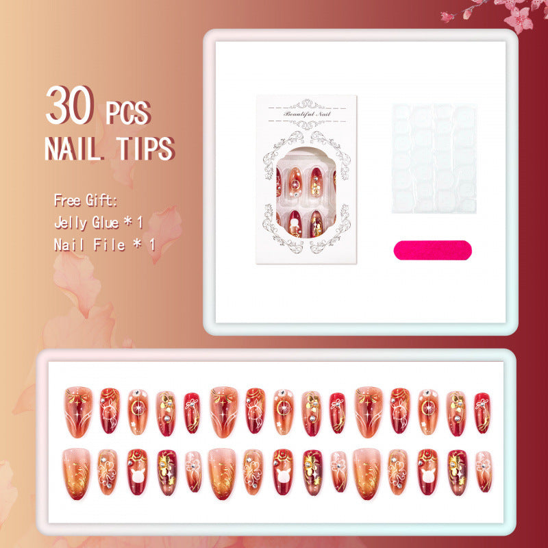 Elegant Artistic Press-On Nail Collection — product view 4