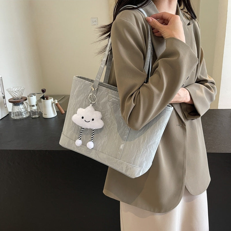Premium Structured Work Tote LoungeYard — product view 4