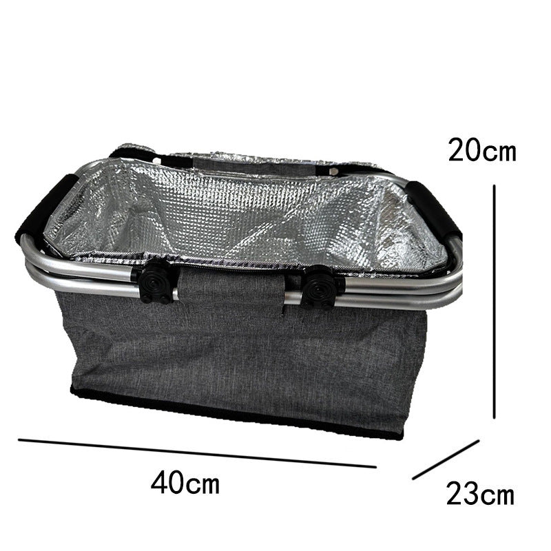 Cooler bag with sturdy aluminum frame and insulating inner lining LoungeYard — product view 7