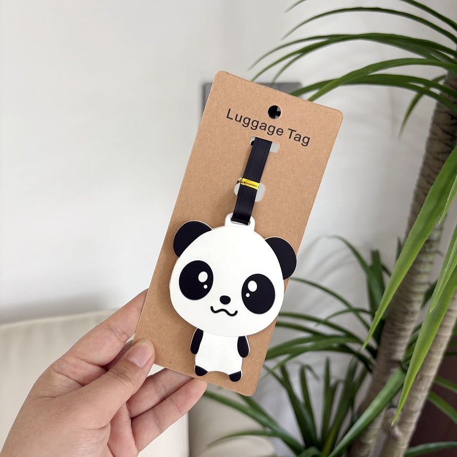 Cute Panda Luggage Tag LoungeYard — product view 6