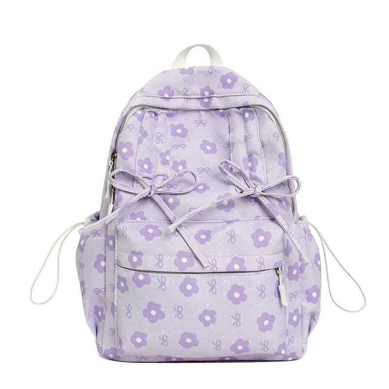 Floral Print Backpack LoungeYard — product view 5
