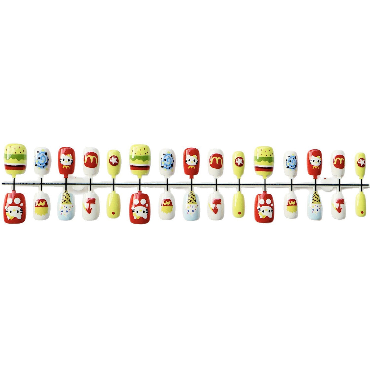 Whimsical Cartoon-Inspired Press-On Nail Set — product view 3