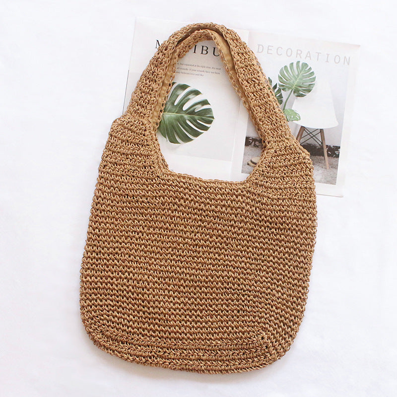 Handmade straw bag LoungeYard — product view 7