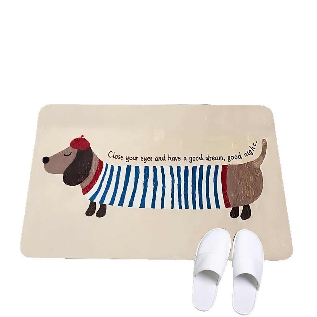 Cartoon-Themed Bath Mat Bowlift — product view 4