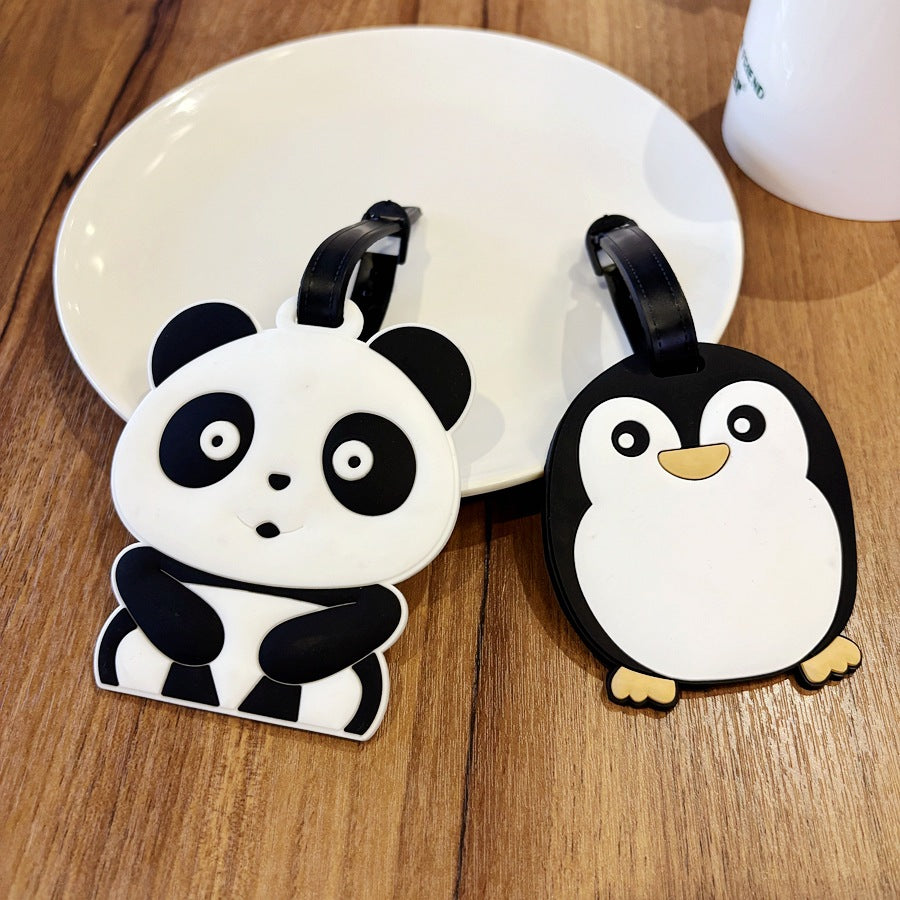 Panda-Themed Travel Luggage Tag LoungeYard — product view 1