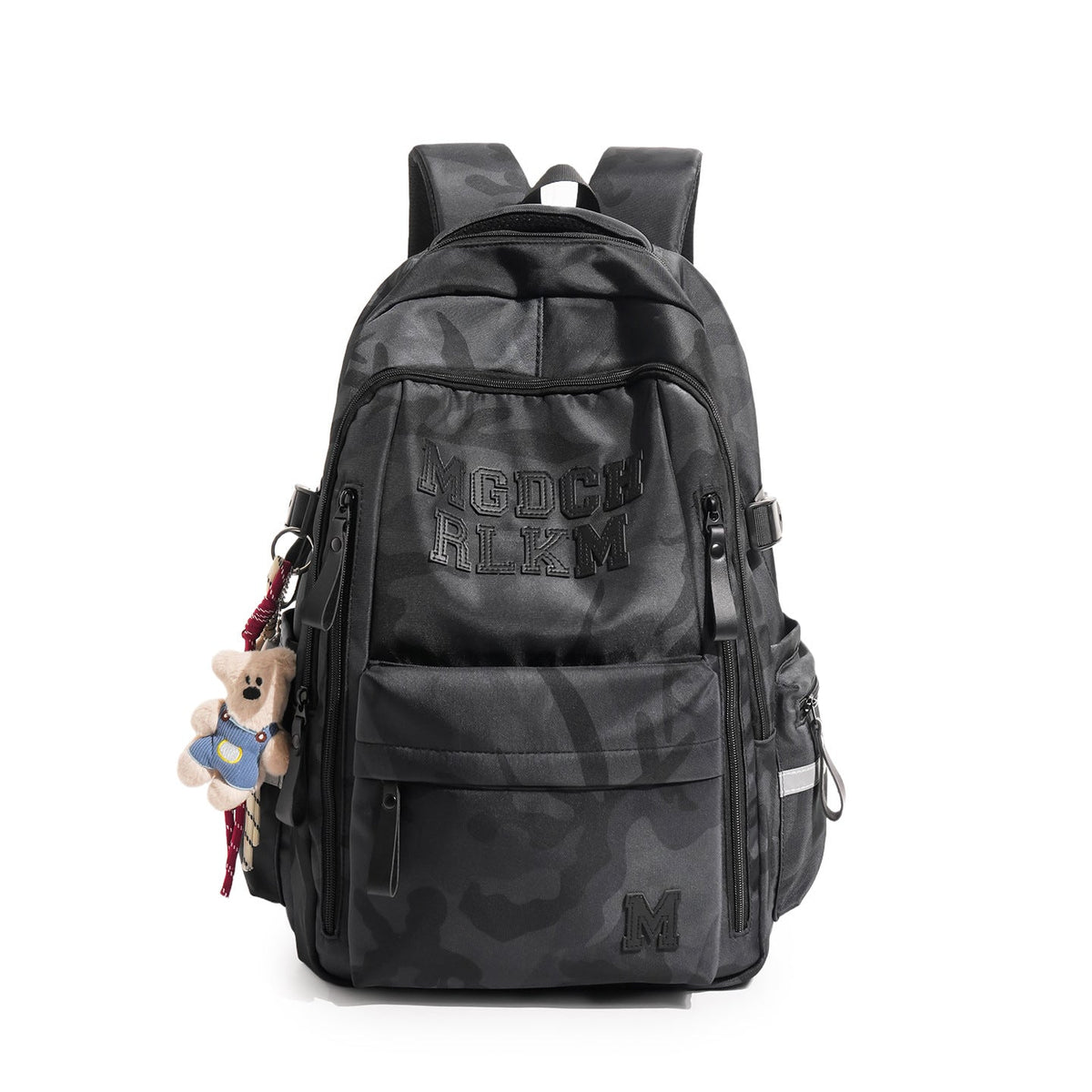 Multi-Pocket Camouflage Backpack LoungeYard — product view 7