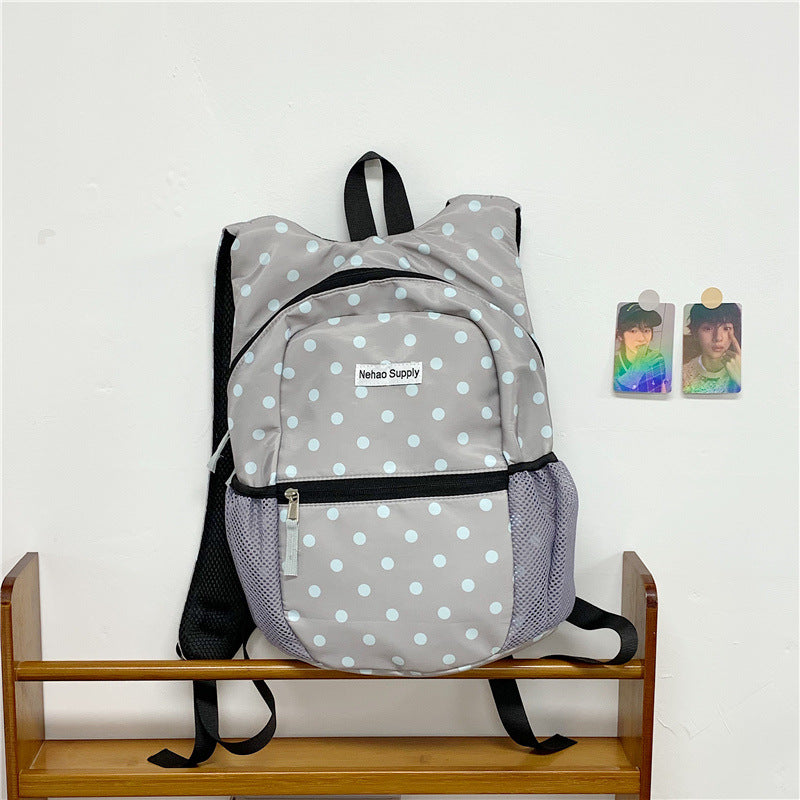 Playful Polka Dot Outdoor Backpack — product view 2