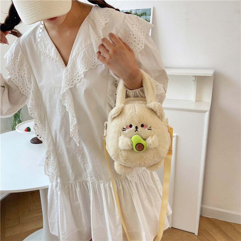Plush Bunny-Themed Mini Backpack — product view 3