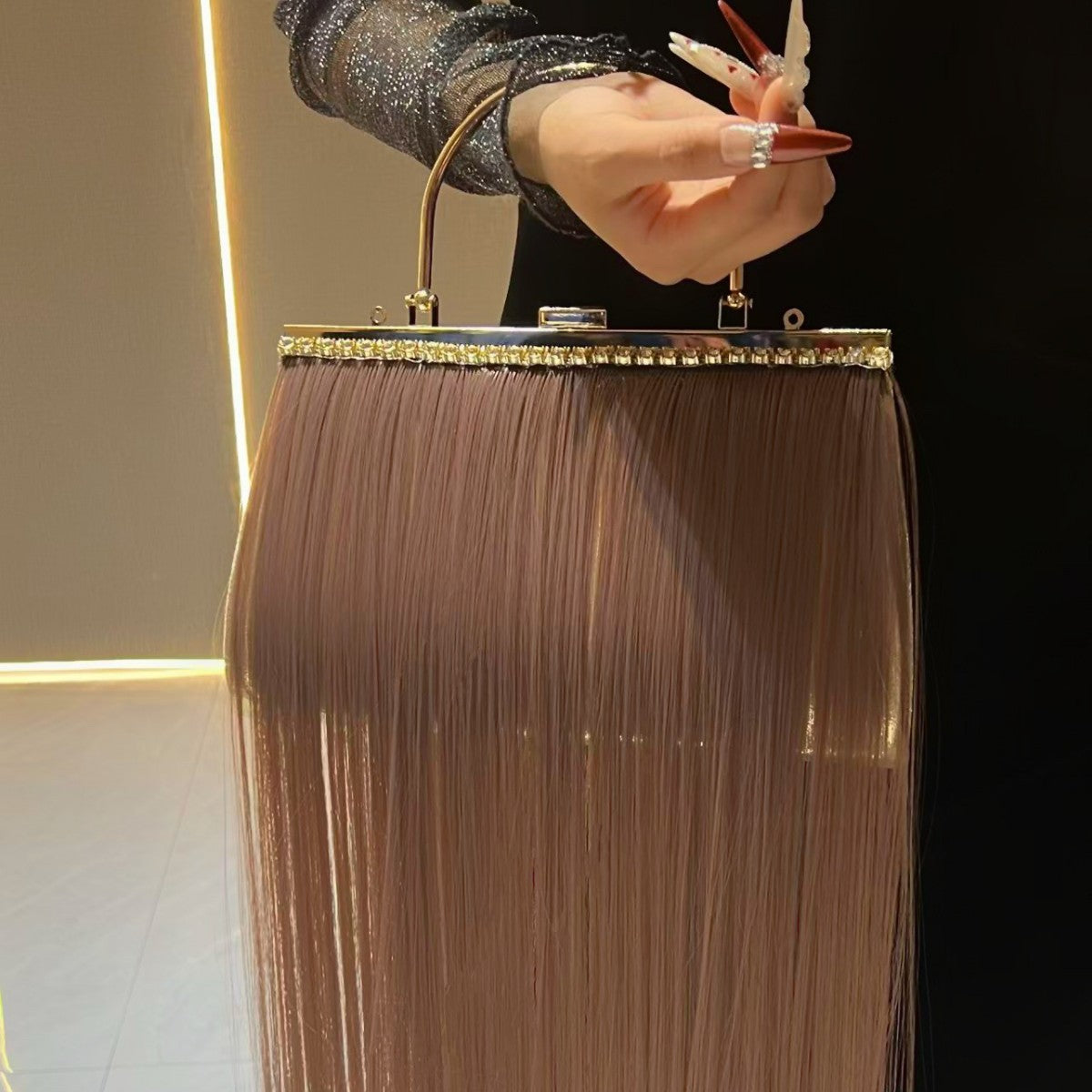 Statement Hair-Inspired Handbag — product view 6