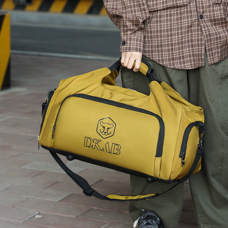 Sporty Duffel Bag with Expandable Compartments and Practical Carrying System LoungeYard — product view 1