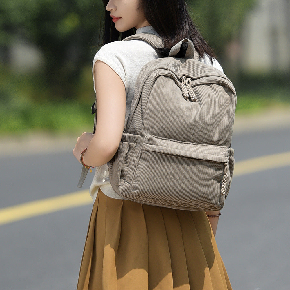 Everyday practical backpack with useful storage LoungeYard — product view 1