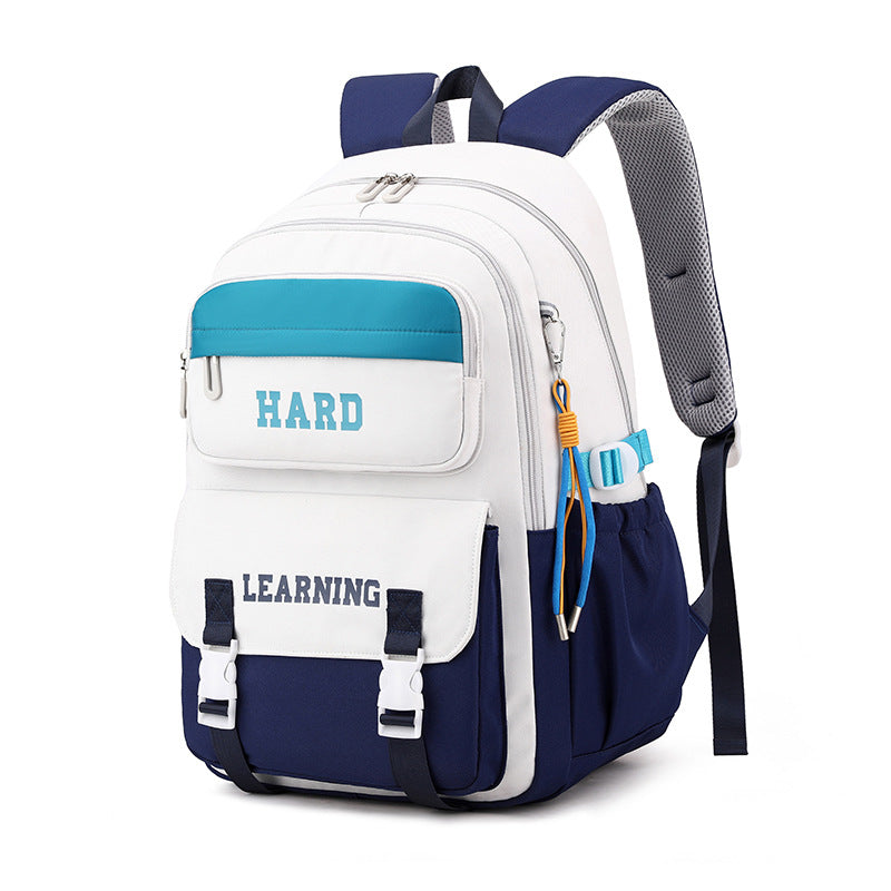 School backpack with compartments for creative learning LoungeYard — product view 2