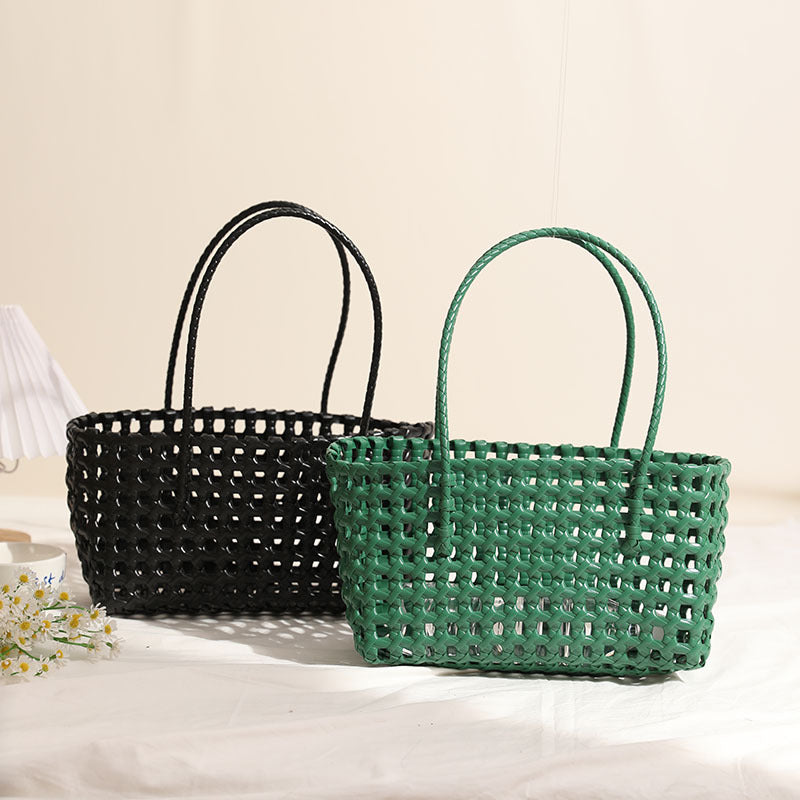 Braided Bast Carrier Bag LoungeYard — product view 4