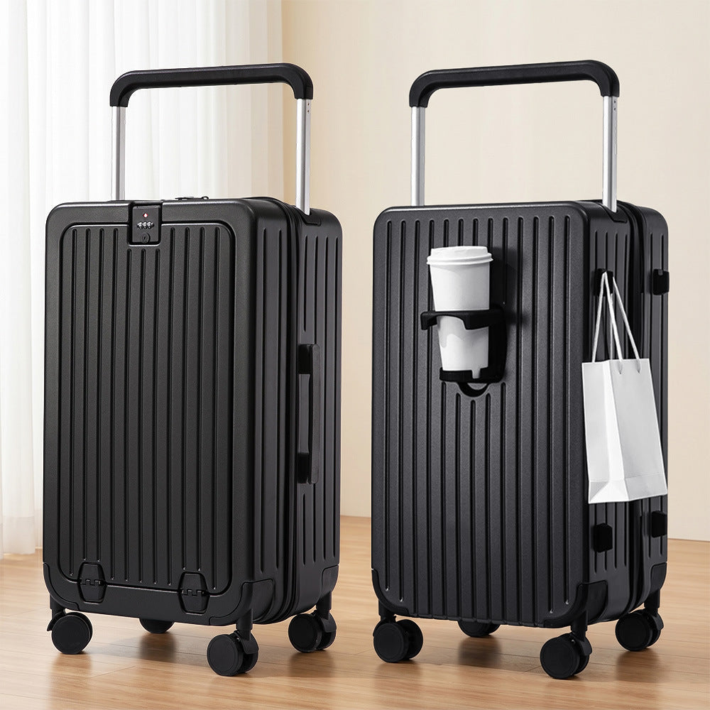 Compact Hard Shell Suitcase with 360-Degree Spinner Wheels — product view 2