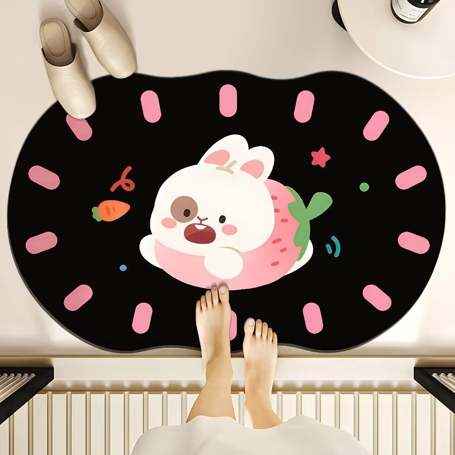Plush Cartoon Bath Mat — product view 3