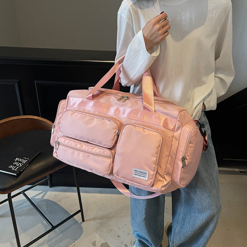 Multifunctional Travel Bag with Slanted Compartments LoungeYard — product view 2