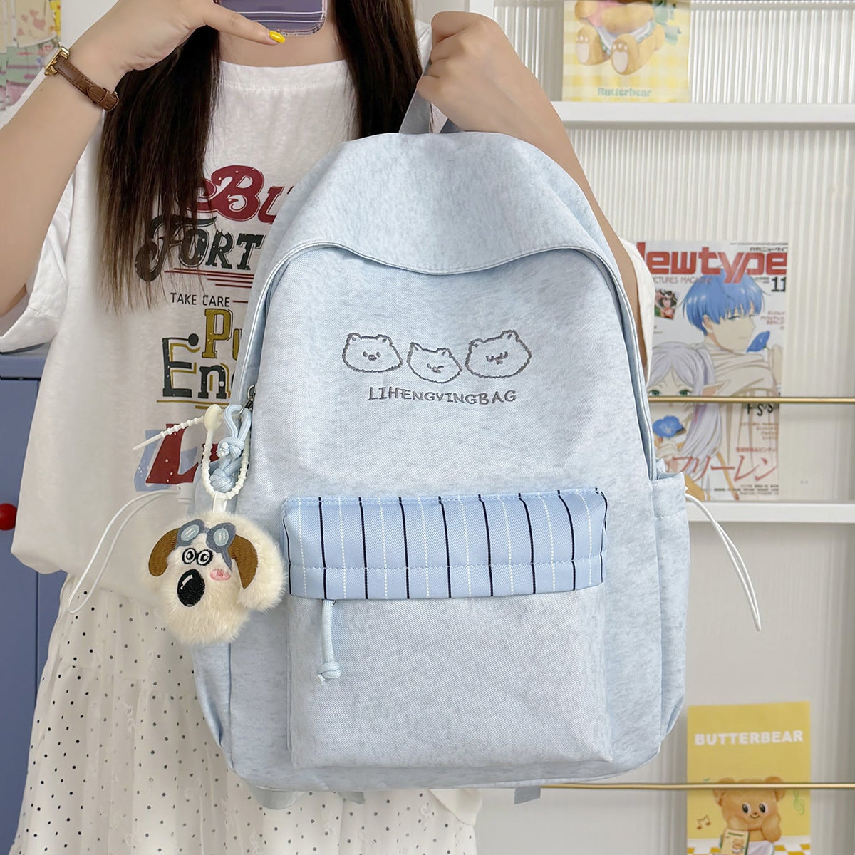 Fun-Themed Casual Backpack LoungeYard 1791204849 — product view 3