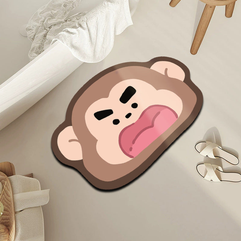 Creative Cartoon Tiger Bath Mat — product view 3