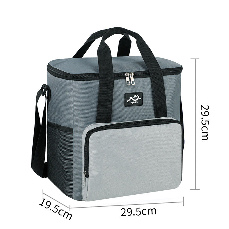 Women's insulated cooler bag with practical stowable carrying strap LoungeYard — product view 7