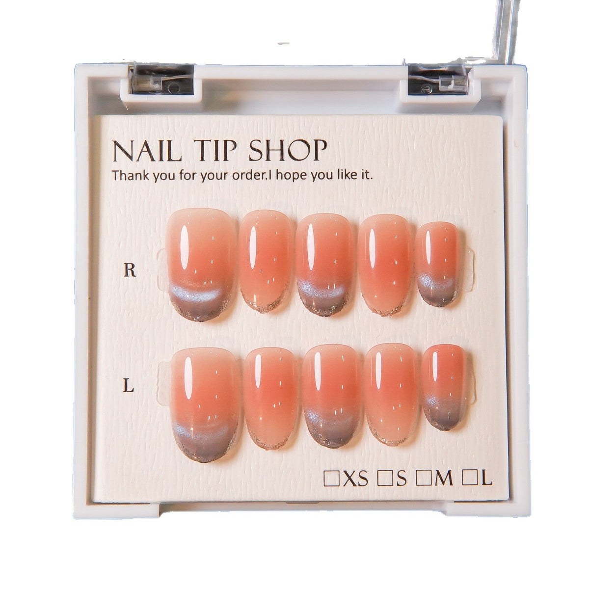 Ombre French Press-On Nail Tips — product view 5