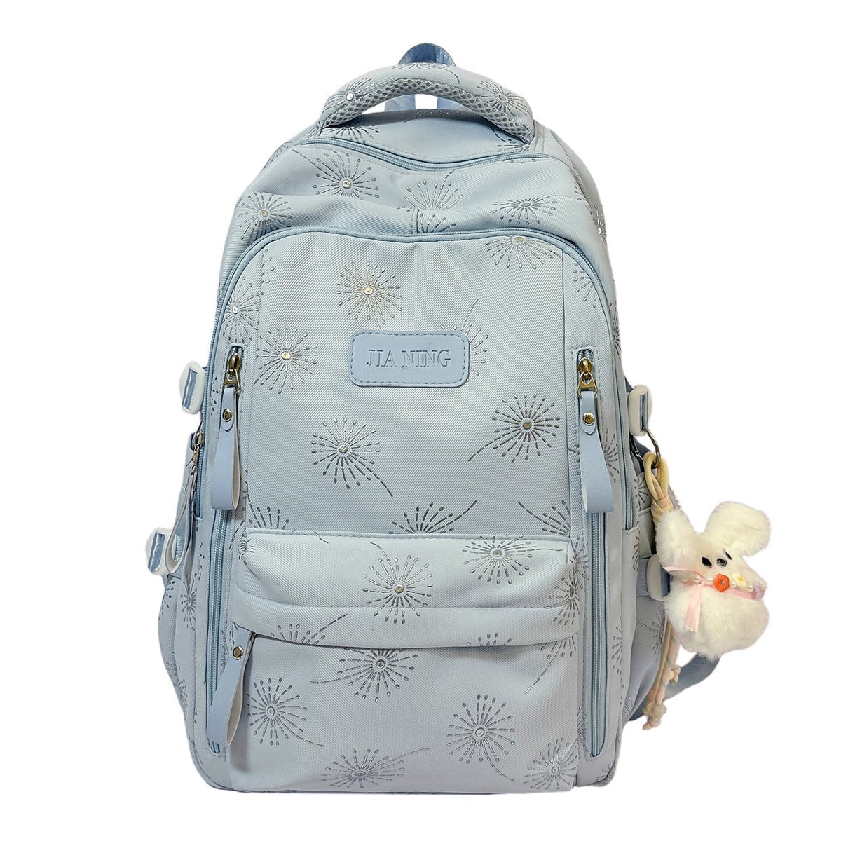 Floral-Printed Backpack with Adjustable Straps LoungeYard — product view 5
