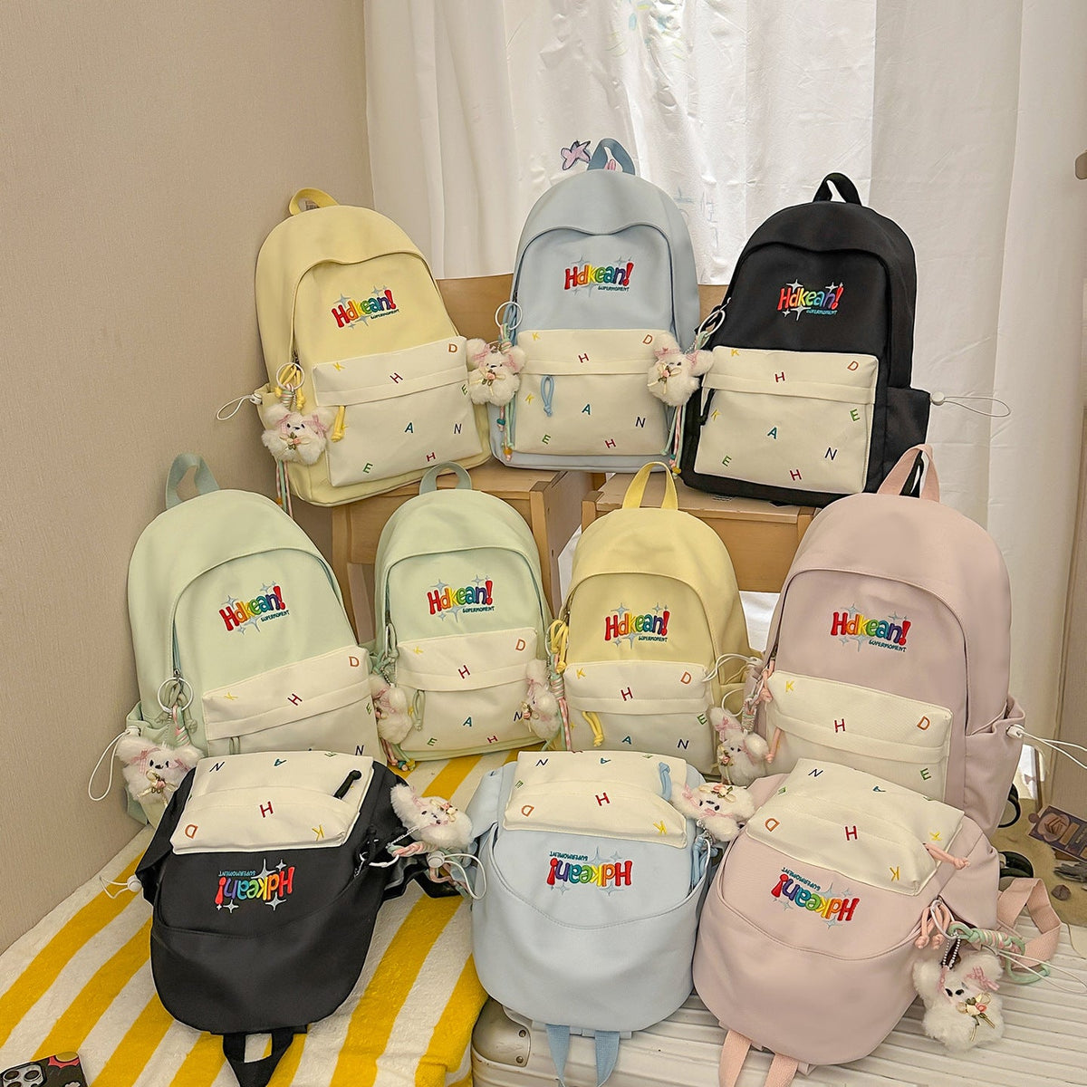Playful Graphic Backpack LoungeYard — product view 4