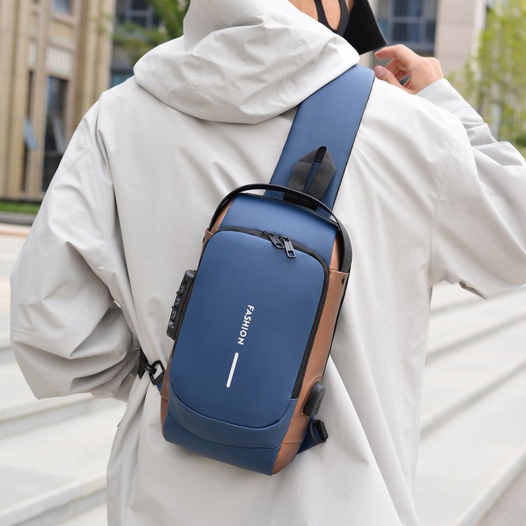 Shoulder bag with ergonomic design and multiple compartments LoungeYard — product view 1