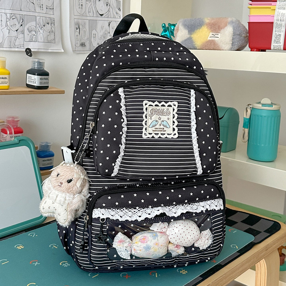 Multi-Pocket Stylish Backpack LoungeYard 1791205901 — product view 7