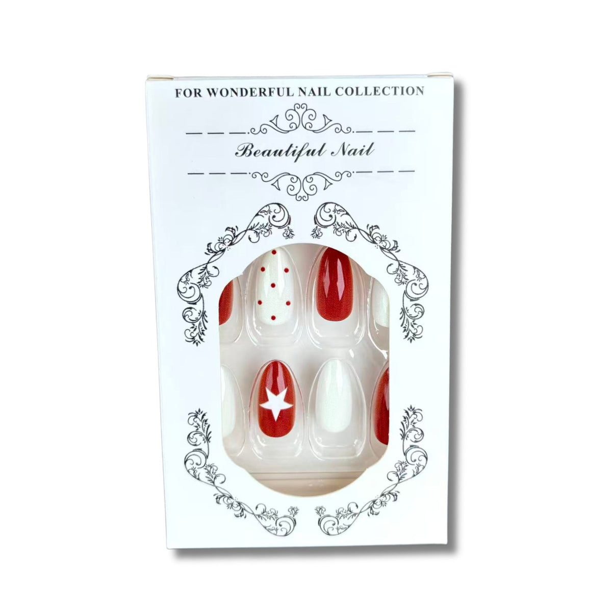 Artistic Holiday-Themed Press-On Nail Set — product view 5