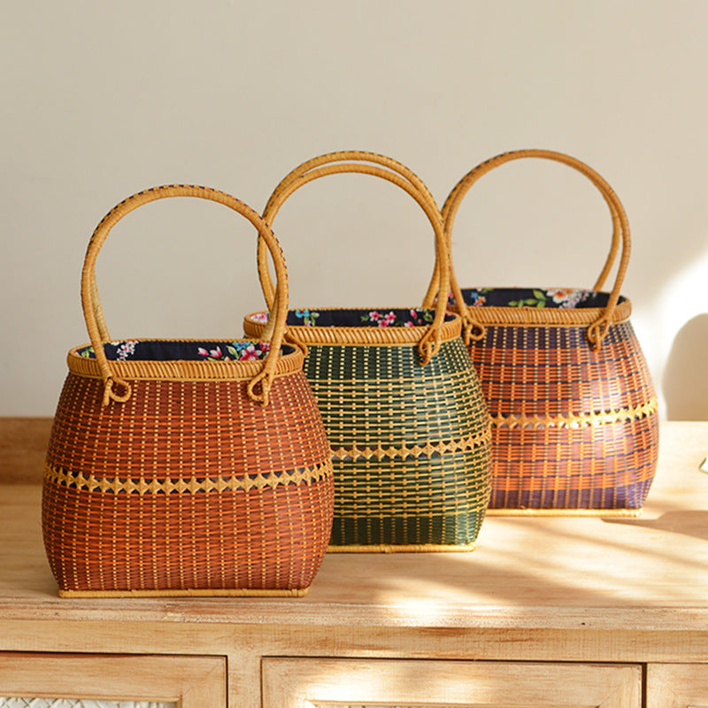 Handmade synthetic fiber tote bag LoungeYard — product view 2