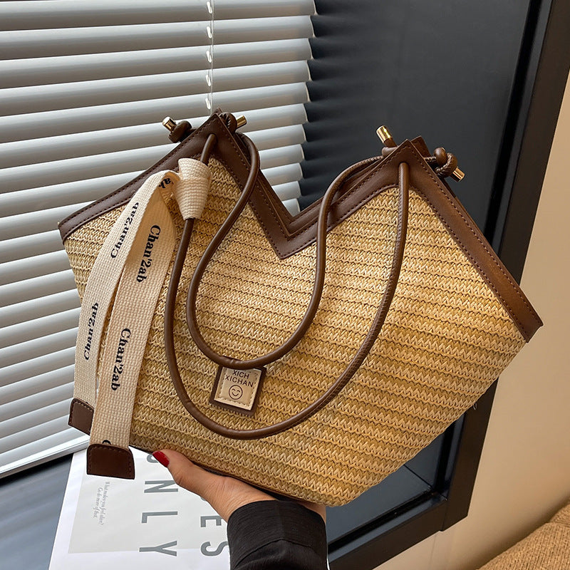 Woven Texture Shoulder Bag LoungeYard — product view 6