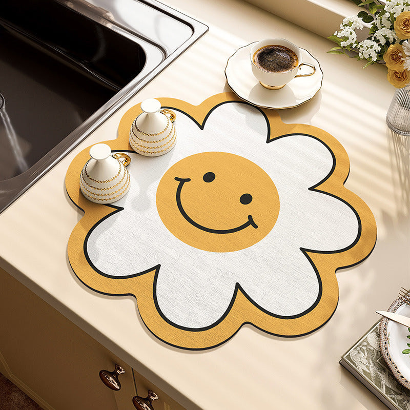 Decorative Flower-Shaped Table Mat Bowlift — product view 1