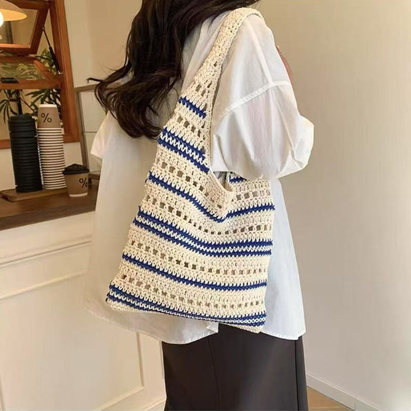 Crocheted Tote Bag with Large Interior LoungeYard — product view 5