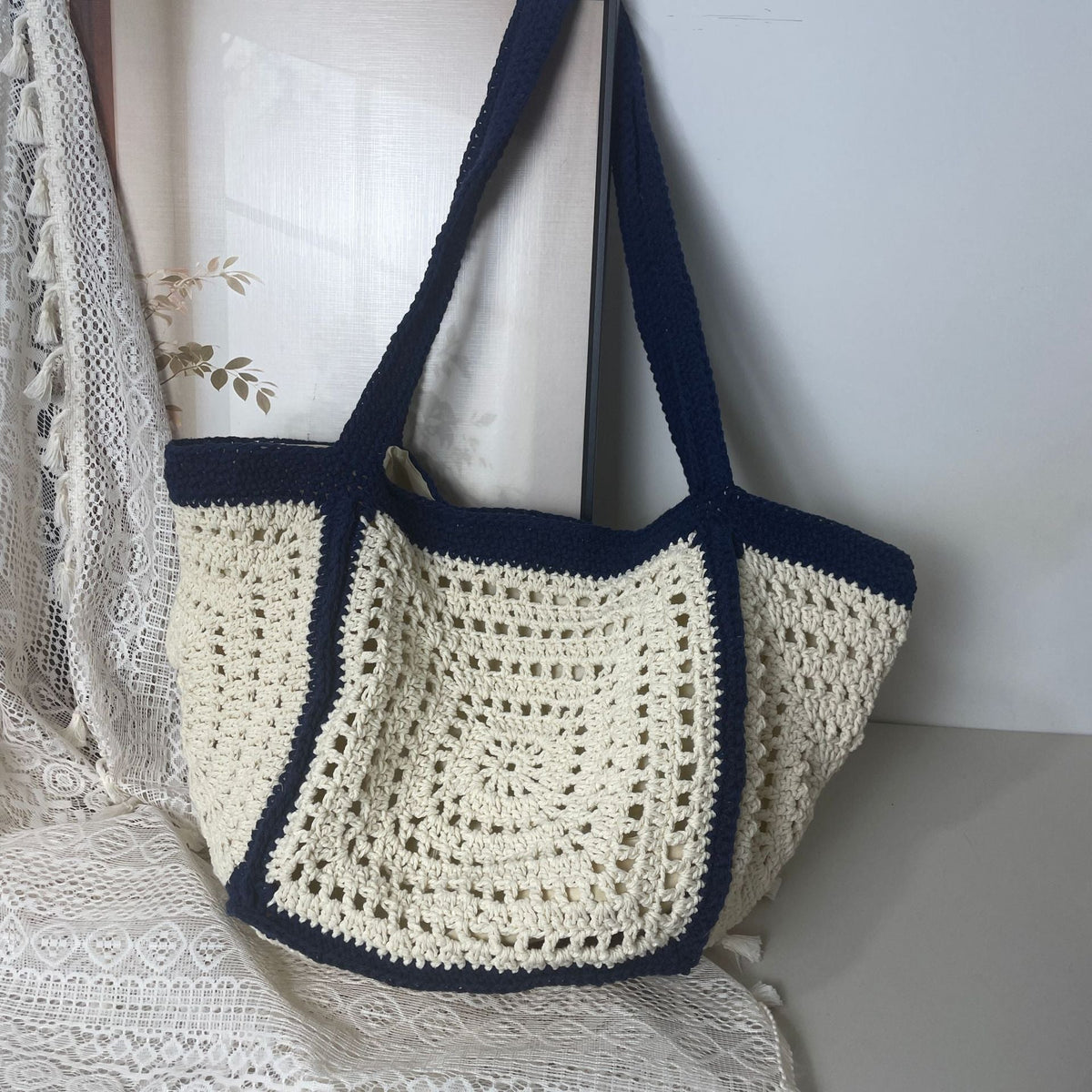 Handcrafted Knitted Bag LoungeYard — product view 1