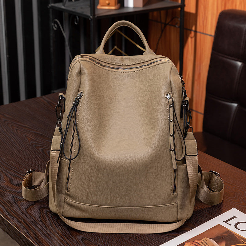 Versatile Stylish Zip Backpack — product view 2