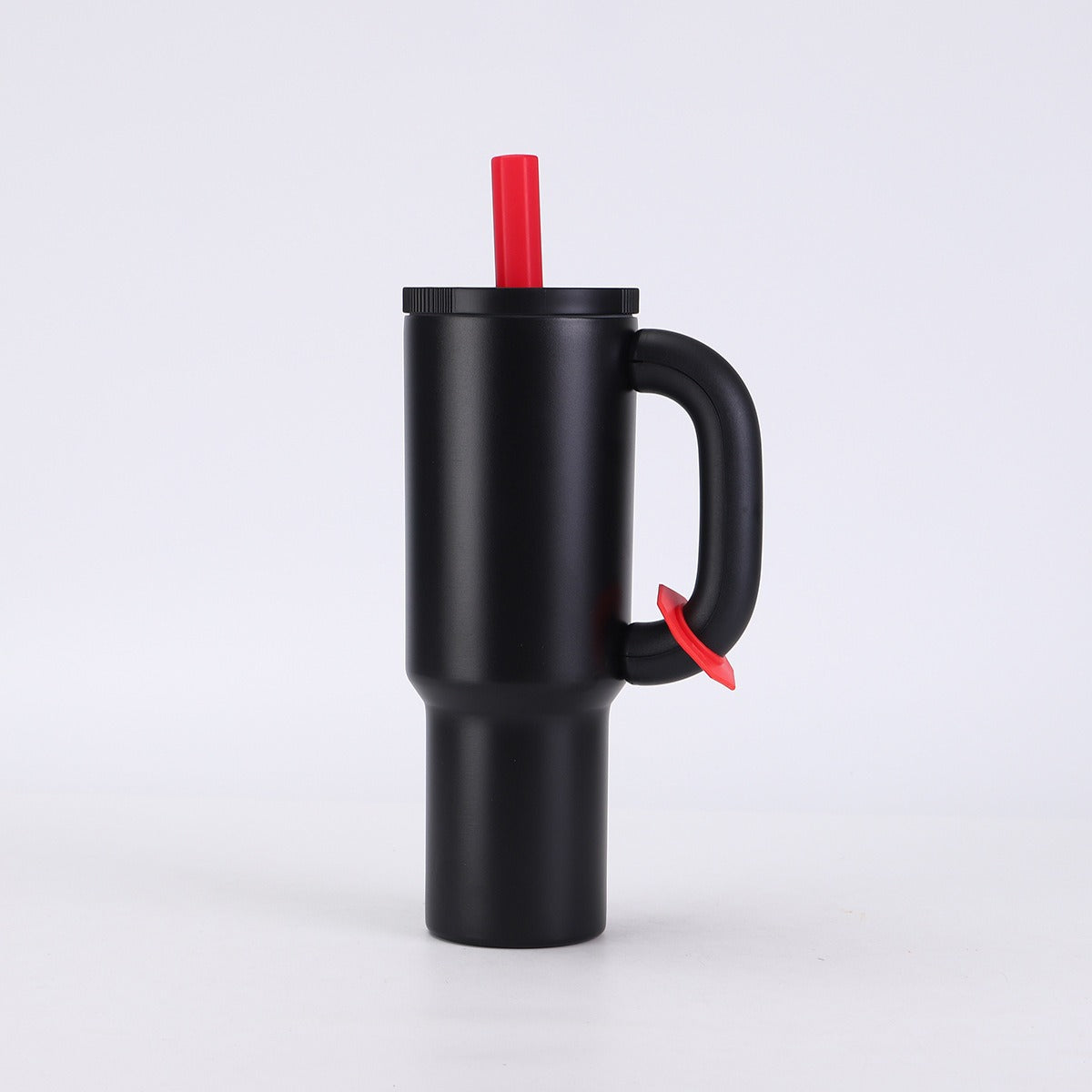 Ladies stylish insulated cup with straw LoungeYard — product view 7