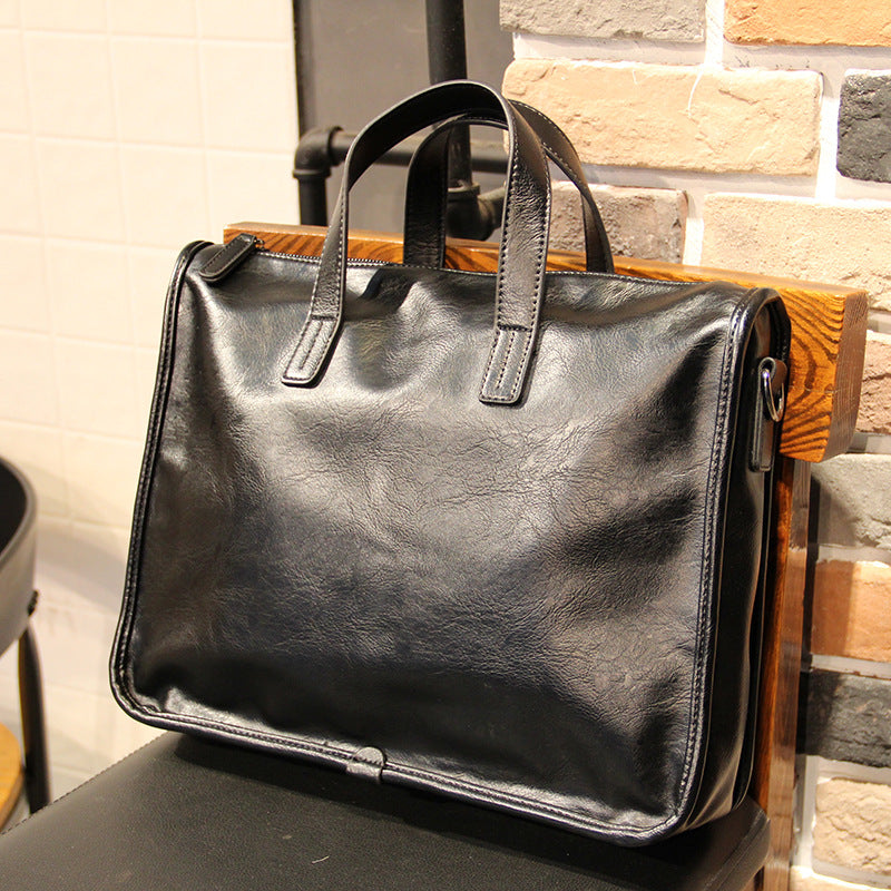 Elegant Briefcase in Minimalistic Style LoungeYard — product view 6