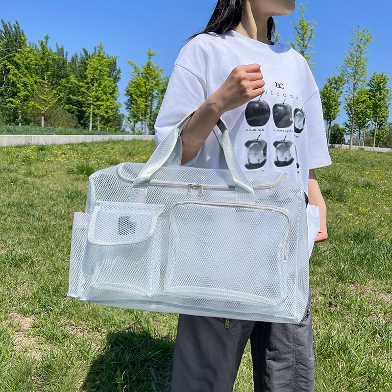 Transparent Gym and Travel Duffle — product view 4