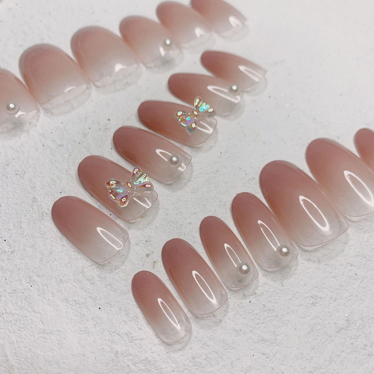 Elegant Butterfly Accent Nail Art — product view 2