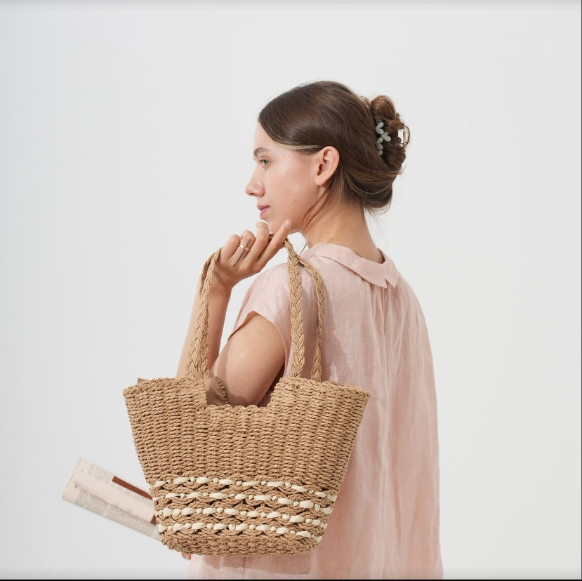 Braided Tote Bag LoungeYard — product view 2