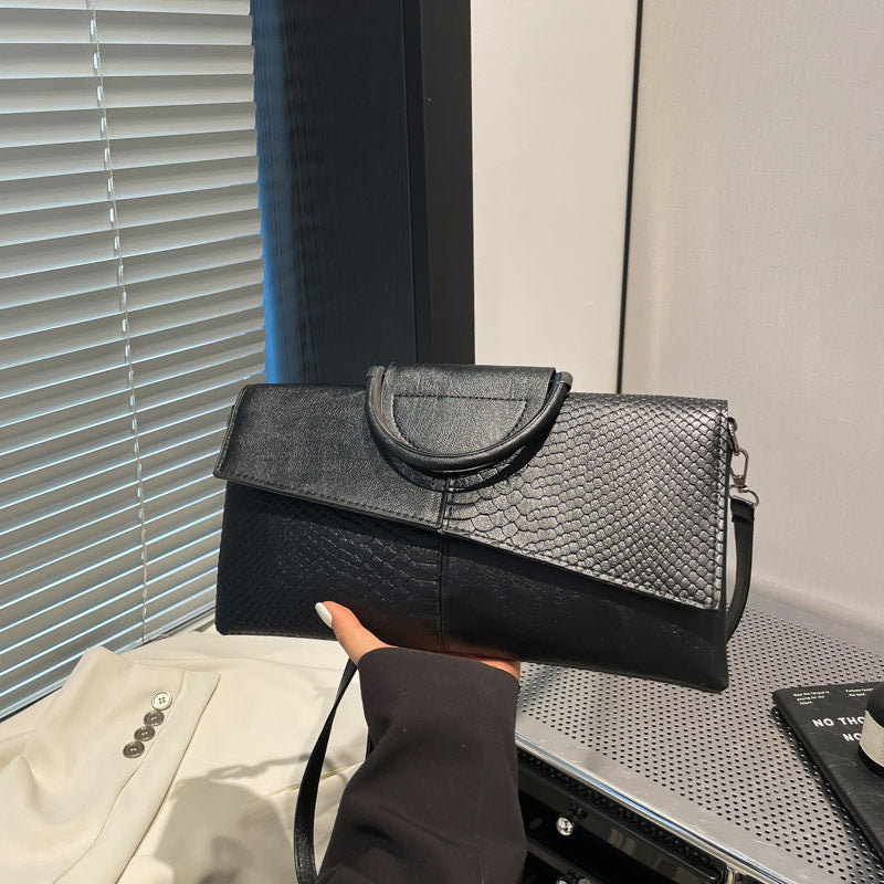 Structured Textured Clutch Bag LoungeYard — product view 4