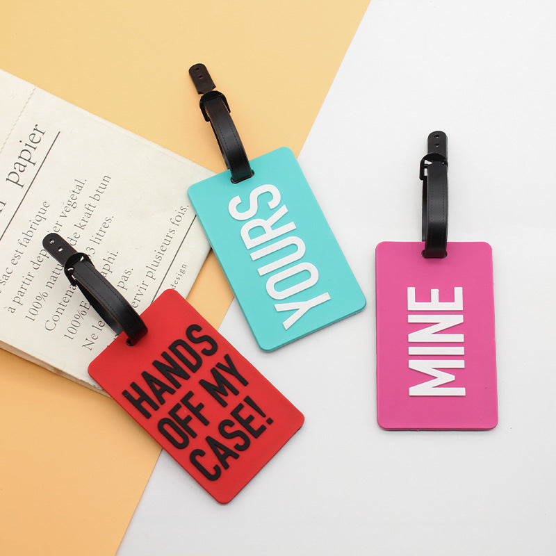 Unisex Luggage Tag with Smart Safety Message LoungeYard — product view 2