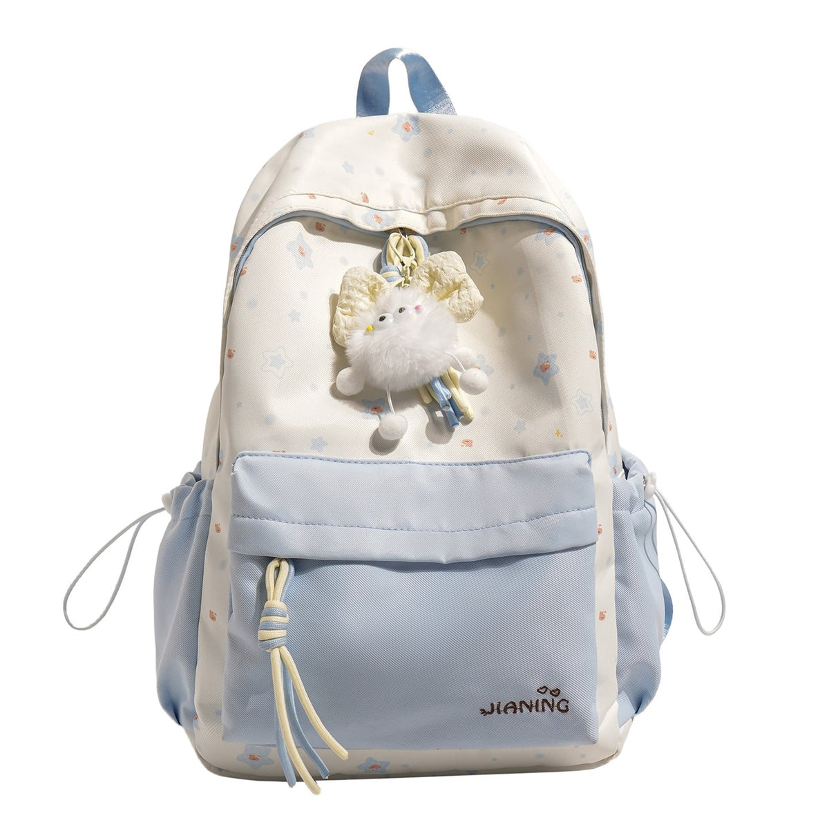 Decorative Floral Print Backpack LoungeYard — product view 5