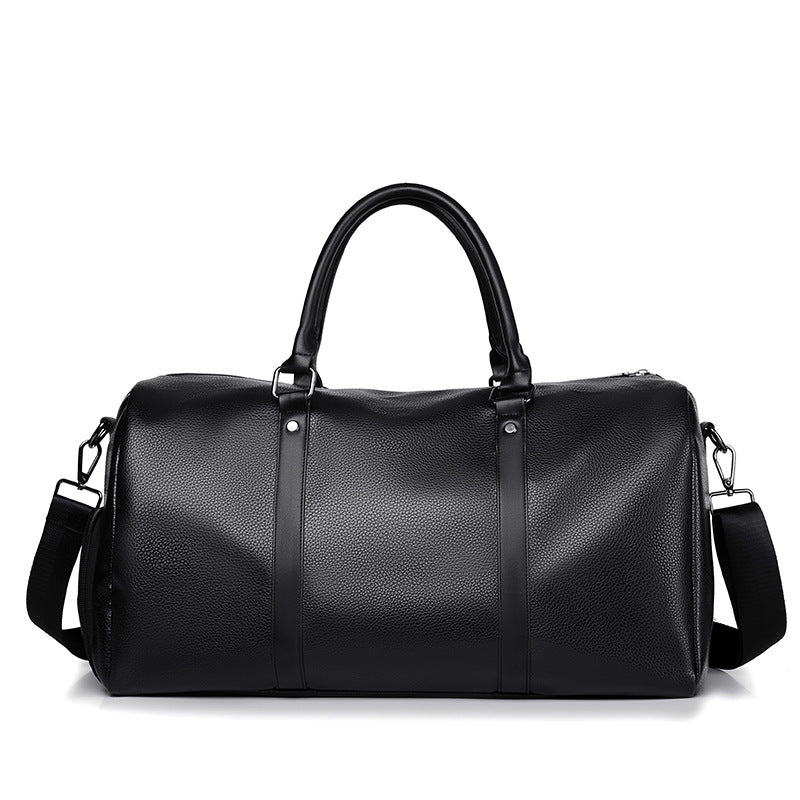 Premium Leather Weekend Duffel Bag LoungeYard — product view 5