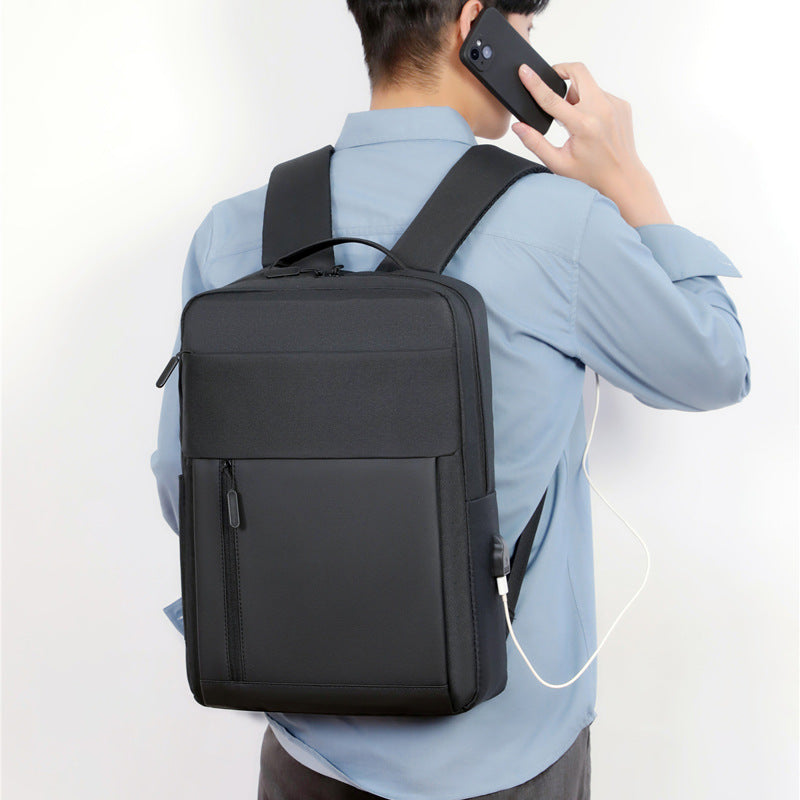 Functional backpack with technical design LoungeYard — product view 2